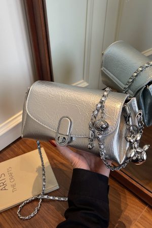 Minimalist Korean Style Pillow Bag for Women - Trendy High-End Shoulder Bag for Summer 2025 Casual Fashion