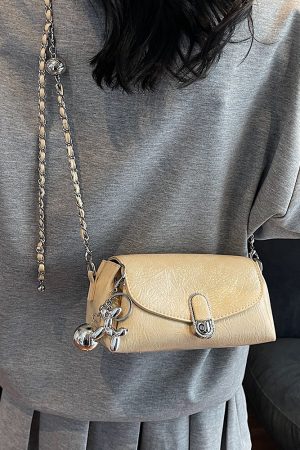 Minimalist Korean Style Pillow Bag for Women - Trendy High-End Shoulder Bag for Summer 2025 Casual Fashion