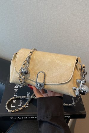 Minimalist Korean Style Pillow Bag for Women - Trendy High-End Shoulder Bag for Summer 2025 Casual Fashion