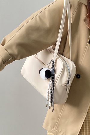 Minimalist Large Capacity Shoulder Tote Bag for Women - Spring/Summer 2025 Niche Design Commuter Style