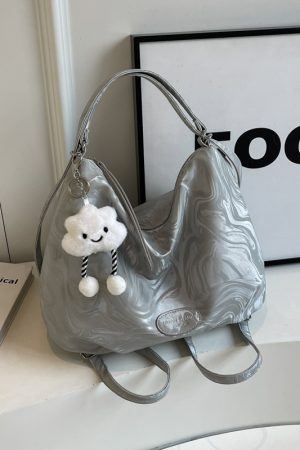 Minimalist Large-Capacity Tote Bag for Women - Stylish Versatile Shoulder Bag for Summer 2025 Korean Fashion