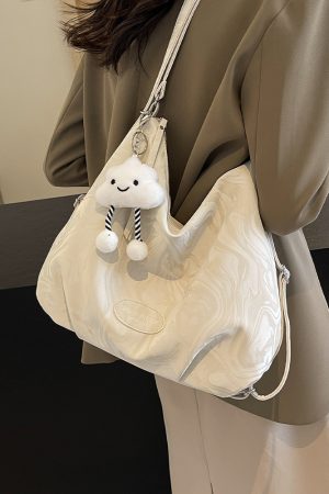 Minimalist Large-Capacity Tote Bag for Women - Stylish Versatile Shoulder Bag for Summer 2025 Korean Fashion