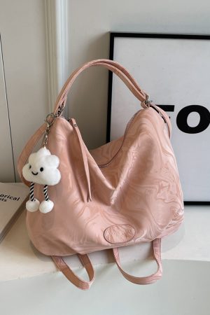Minimalist Large-Capacity Tote Bag for Women - Stylish Versatile Shoulder Bag for Summer 2025 Korean Fashion
