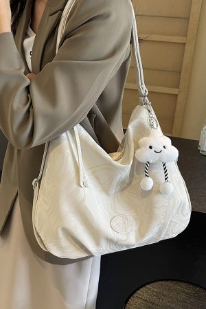 Minimalist Large-Capacity Tote Bag for Women - Stylish Versatile Shoulder Bag for Summer 2025 Korean Fashion