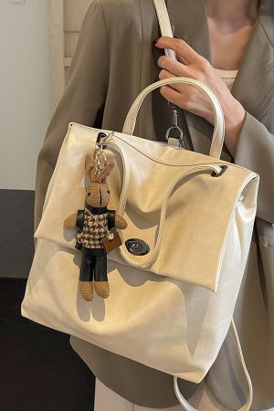 Minimalist Lightweight Backpack for Women - Large Capacity Commuting Tote Bucket Bag for College - Autumn 2025 Fashion