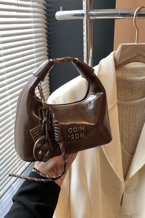 Minimalist Shoulder Bag for Women - 2025 Autumn Winter Korean Style High-End Casual Versatile Crossbody Bag