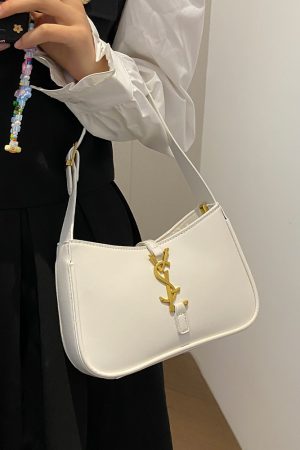 Minimalist Square Shoulder Bag for Women - Spring/Summer 2025 French Fashion, High-End Versatile Design