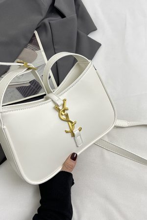 Minimalist Square Shoulder Bag for Women - Spring/Summer 2025 French Fashion, High-End Versatile Design