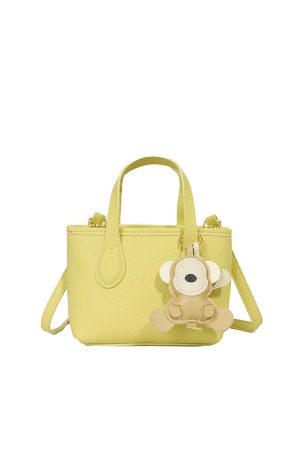 Minimalist Women's Lychee Pattern Bucket Bag - High-Quality Texture Shoulder Bag for Spring/Summer 2025 Fashion