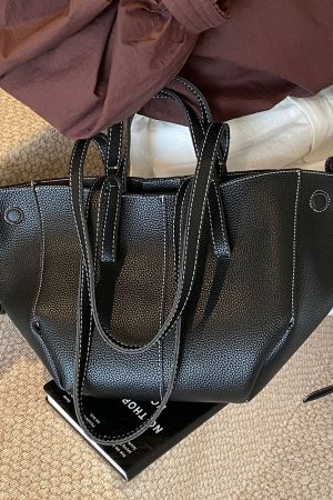 Minimalist Women's Shoulder Bag - Versatile Retro Underarm Handbag for Commuting, High-End Fashion, Autumn 2025