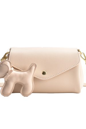 Minimalist Women's Solid Color Small Square Bag - Versatile Casual Shoulder Bag for Spring/Summer 2025