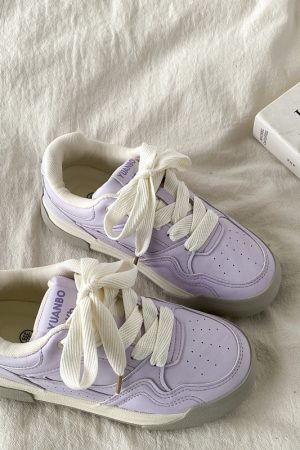 Mint Green Thick-Soled Board Shoes for Women - Versatile Casual Sports Sneakers for Spring 2025, Trendy & Comfortable