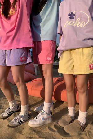 Mint Mambo Quick-Dry Sports Beach Shorts for Men and Women â€“ Summer Casual Five-Point Pants for Couples