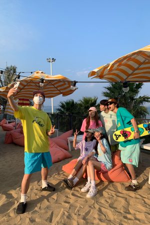 Mint Mambo Quick-Dry Sports Beach Shorts for Men and Women â€“ Summer Casual Five-Point Pants for Couples