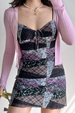 Multi-Color Slim Fit Long Sleeve V-Neck Knitted Cardigan Top for Women - European and American Style Y2K Fashion