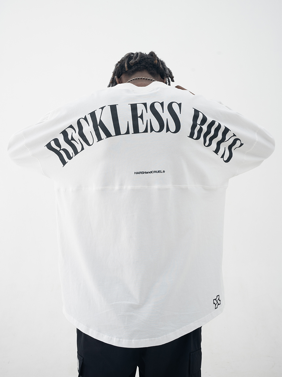 Multicolor Retro Print Loose Long Sleeve T-shirt for Boys - 90s Inspired Streetwear Style Multicolor Retro Print Loose Long Sleeve T-shirt for Boys - 90s Inspired Streetwear Style