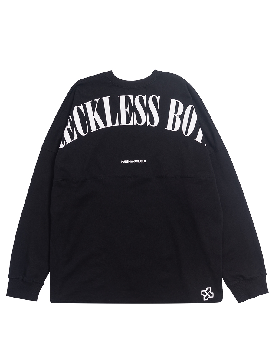 Multicolor Retro Print Loose Long Sleeve T-shirt for Boys - 90s Inspired Streetwear Style Multicolor Retro Print Loose Long Sleeve T-shirt for Boys - 90s Inspired Streetwear Style