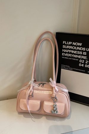 Oil Wax Leather Commuting Pillow Bag for Women - Versatile Large Capacity Shoulder Underarm Bag for Spring 2025 Fashion