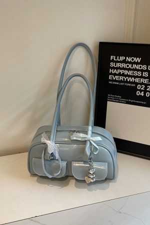 Oil Wax Leather Commuting Pillow Bag for Women - Versatile Large Capacity Shoulder Underarm Bag for Spring 2025 Fashion