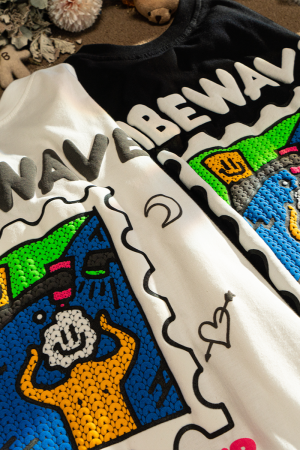 Oversized American Style Cartoon Print Short Sleeve T-Shirt for Men & Women, Plus Size Couple Outfit, Casual Cotton Top