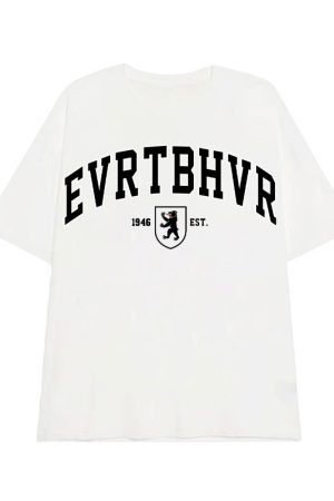 Oversized Gray Retro T-Shirt for Women - Short Sleeve Vintage Y2K American Style Top