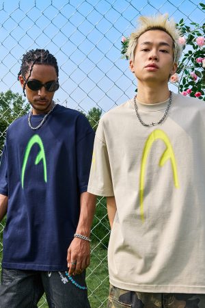 Oversized Hip-Hop Dopamine Letter Short Sleeve T-Shirt - Unisex American Streetwear, 2025 Trend, Casual Urban Style