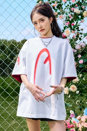 Oversized Hip-Hop Dopamine Letter Short Sleeve T-Shirt - Unisex American Streetwear, 2025 Trend, Casual Urban Style