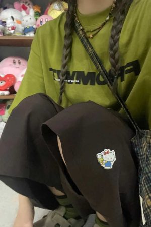 Plus-Size American Retro Cotton Short-Sleeve T-Shirt for Women, Loose-Fitting, Flattering for Petite Figures, Versatile Mid-Length Top