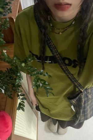 Plus-Size American Retro Cotton Short-Sleeve T-Shirt for Women, Loose-Fitting, Flattering for Petite Figures, Versatile Mid-Length Top