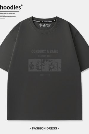 Plus-Size American Retro Hamburger Graphic T-Shirt - Trendy Oversized Unisex Short Sleeve for Couples