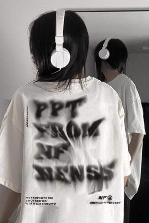 Plus Size American Retro High Street Cotton Short Sleeve T-Shirt - Unisex Oversized Lazy Style for Couples, Vintage-Inspired Fashion