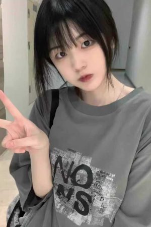 Plus-Size American Retro Loose Oversized Short Sleeve T-Shirt for Women â€“ Pure Cotton Vintage-Inspired Top