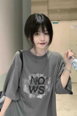 Plus-Size American Retro Loose Oversized Short Sleeve T-Shirt for Women â€“ Pure Cotton Vintage-Inspired Top