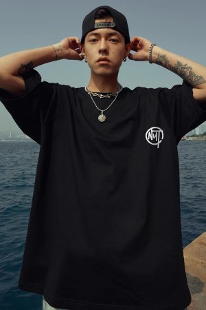 Plus Size Loose Fit Short Sleeve T-Shirt for Men - Trendy Summer Fashion, National Style, Comfortable Big Size Tee