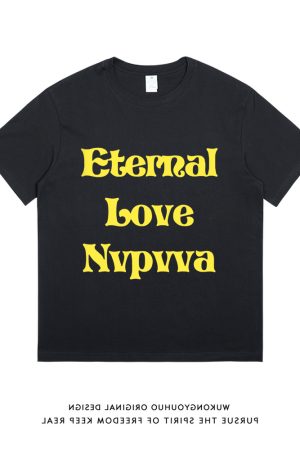 Plus Size Oversized Retro American Style Pure Cotton Short Sleeve T-Shirt for Men and Women - Trendy Hong Kong Chic