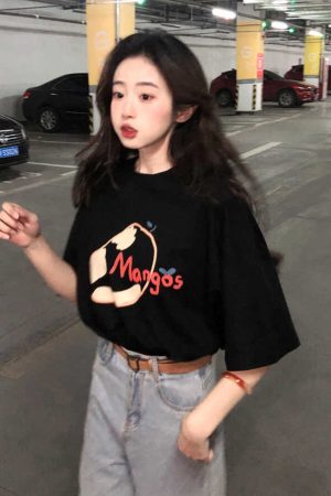 Plus Size Pure Cotton Loose Short Sleeve T-Shirt for Women - Summer 2025 American Style Top, Casual Everyday Wear