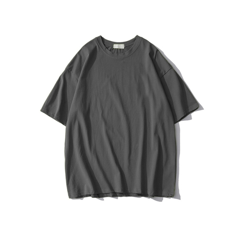 Plus-Size Solid Color Oversized Short-Sleeve T-Shirt for Men and Women - Casual Loose-Fit Basic Tee Plus-Size Solid Color Oversized Short-Sleeve T-Shirt for Men and Women - Casual Loose-Fit Basic Tee