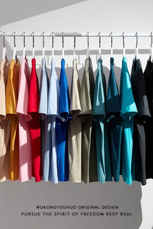 Plus-Size Solid Color Oversized Short-Sleeve T-Shirt for Men and Women - Casual Loose-Fit Basic Tee