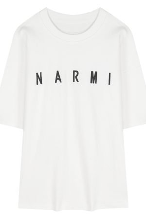 Plus Size Trendy White Cotton Short Sleeve T-Shirt for Women, Korean Style Loose Fit Mid-Length Top for Students