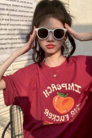 Plus Size Women's Casual Loose Short Sleeve Round Neck T-Shirt â€“ Age-Reducing Pure Cotton Top for Chubby Girls, Summer 2025 Style