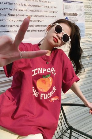 Plus Size Women's Casual Loose Short Sleeve Round Neck T-Shirt â€“ Age-Reducing Pure Cotton Top for Chubby Girls, Summer 2025 Style