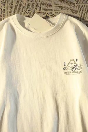 Plus-Size Women's Japanese-Style Loose Retro Cotton Short Sleeve T-Shirt for Couples - Casual Vintage Fashion