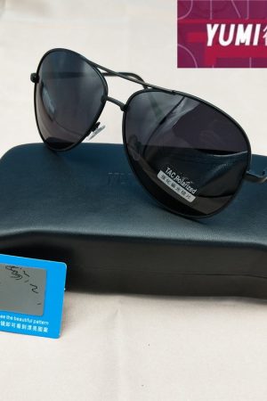 Polarized Sunglasses for Men and Women, Large Frame Driving Glasses, Stylish Frog Design for Ultimate UV Protection