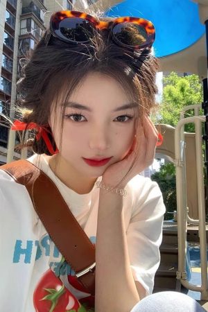 Pure Cotton Retro Tomato Fruit Print Short Sleeve T-Shirt for Men and Women, Plus Size Loose Round Neck, Casual Couple Style