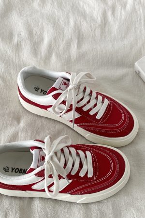 Purple Canvas Sneakers for Women, 2025 Spring Summer Thick-Soled Casual Shoes, Breathable White Student Sneakers