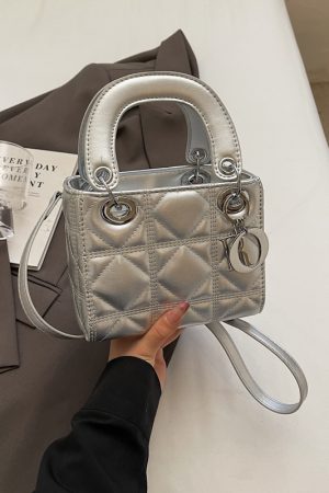 Quilted Chanel-Style Handbag for Women, 2025 Spring Versatile Shoulder Bag, High-End Crossbody Design, Fashionable Chic Accessory