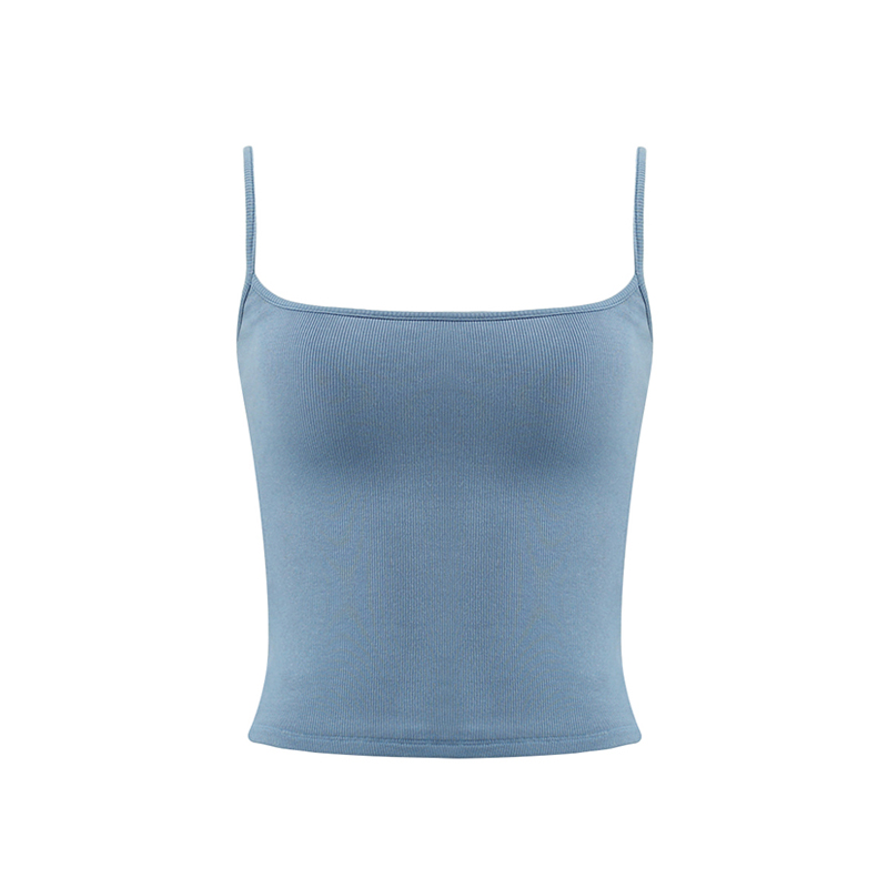 Red Slim Fit Camisole for Women - Stylish Short Top with Chest Pad, Perfect for Layering or Outdoor Wear Red Slim Fit Camisole for Women - Stylish Short Top with Chest Pad, Perfect for Layering or Outdoor Wear