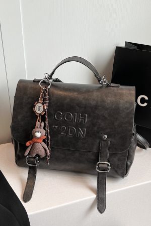 Retro Casual Backpack for Women - 2025 Winter Fashion Trend, Versatile Briefcase for College, Classes, and Commuting