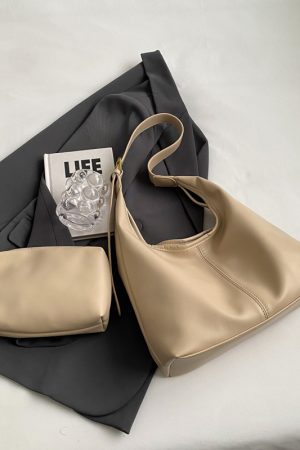 Retro Commuter Underarm Bag for Women - 2025 Autumn Winter Versatile Tote Shoulder Bag with High-End Feel