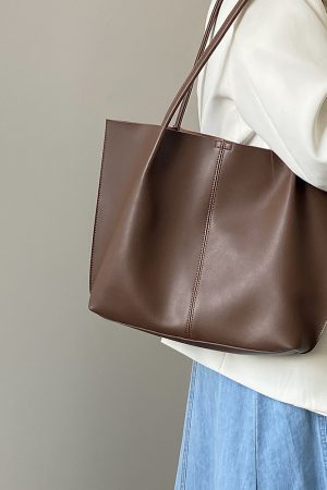 Retro Floral Print Large Capacity Tote Bag for Women - Stylish Spring Summer Shoulder Handbag, Perfect for Mother-Daughter Outings